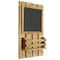 Elegant Designs Chalkboard Sign, Key Holder & Mail Storage Accent